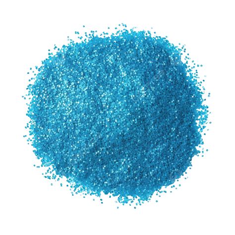 Blue Glowing Glitter Blue Glitter Brushstroke Png Transparent Image