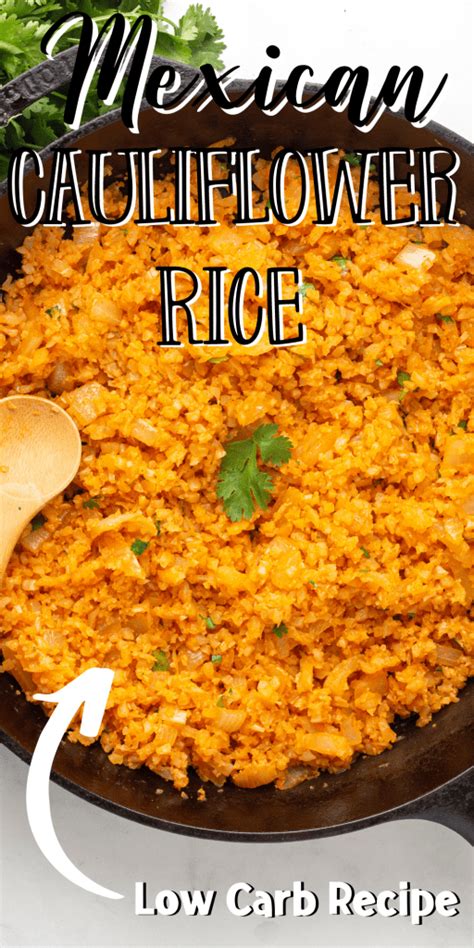Mexican Cauliflower Rice Recipe Low Carb Nomad