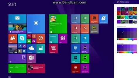 How To Change Your Windows 81 Color Theme And Start Menu Background
