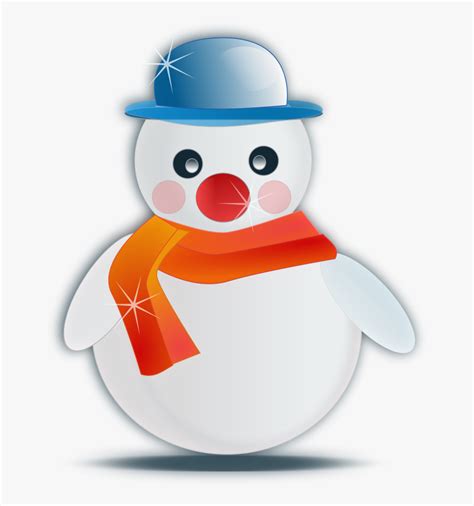 Snowman Glossy Snowman Clipart No Background Free Transparent