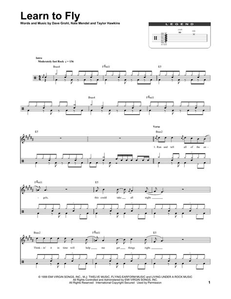 Learn To Fly Sheet Music Direct