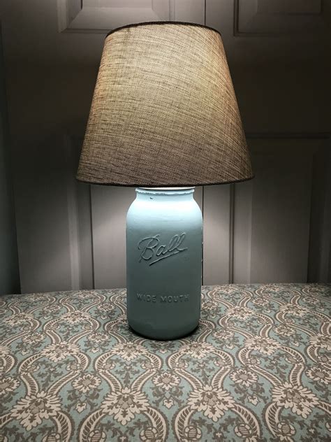 Rustic Mason Jar Mason Jar Lighti Accent Lamp Desk Lamp Etsy Lamp