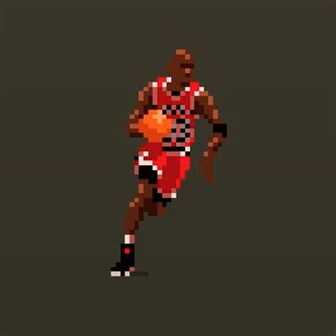 Check Out This Amazing Pixelart Of My Hero Michael Jordan By