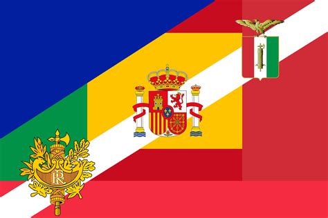 France Italy Spain Union My First Flag Rvexillology