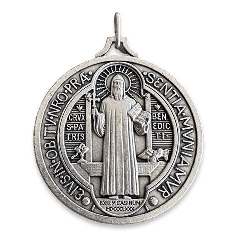 2" St Benedict Medal - Exorcism - Medalla De San Benito -Blessed