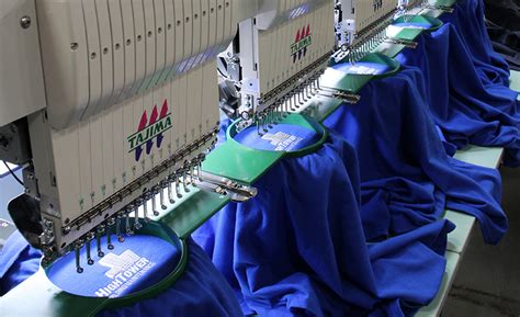 New Tajima Embroidery Machine | Custom Clothing | Embroidered Apparel ...