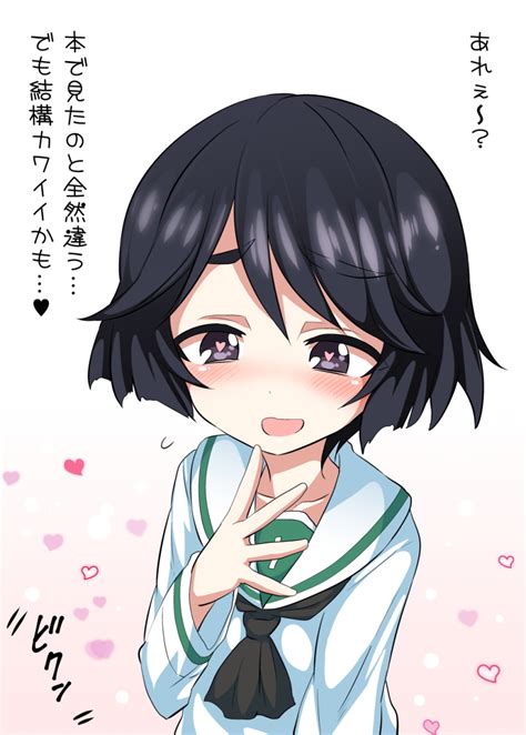 Miyao Ryuu Utsugi Yuuki Girls Und Panzer Commentary Highres Translation Request 10s 1girl