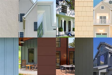 Four Different Houses Are Shown In This Collage With The Same Color