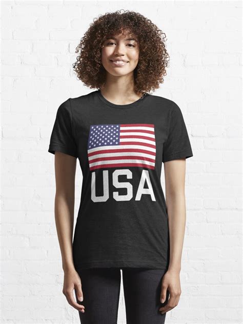 Usa Flag American Flag T Shirt For Sale By Skr0201 Redbubble Usa