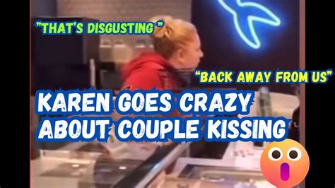 Karen Freaks Out At Couple Kissing In Front Of Her 😳 Youtube