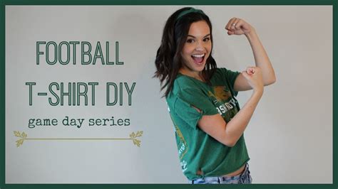 If you see a design you like, click on the design to enlarge it, then click select this design and tell. Football T-Shirt DIY | Game Day Series - YouTube