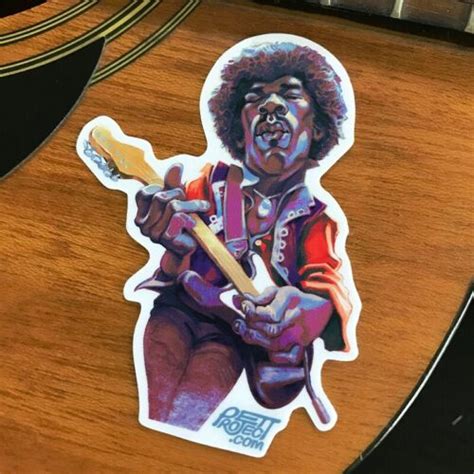 Jimi Hendrix Sticker Die Cut Vinyl Decal Ebay