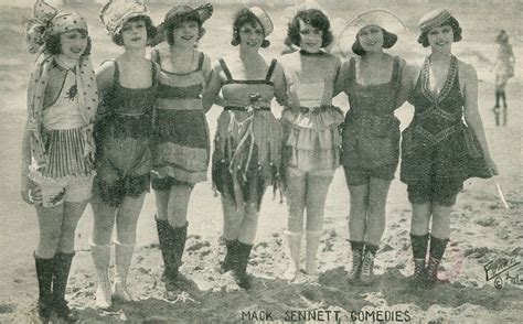 Know It All Quiz No The Mack Sennett Girls Postcard History