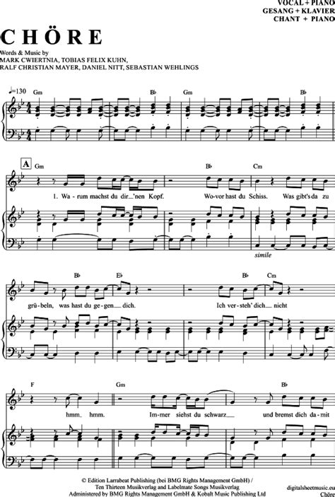 Die vier magic chords am klavier. Choere (Klavier + Gesang) Mark Foster PDF Noten >>> KLICK auf die Noten um Reinzuhören