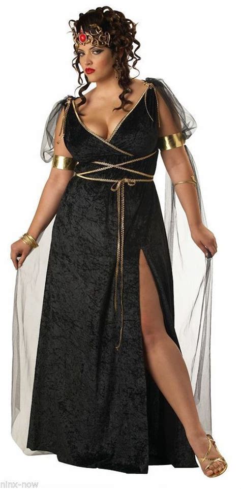 Details About Adult Sexy Medusa Roman Greek Goddess Costume Halloween Plus Size Sexy Goddess