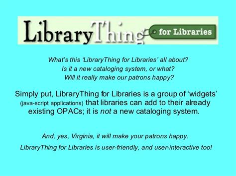 Librarything Cataloging 2007 Final Project