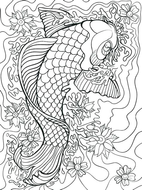 12 Irresistible Approaches To Mastering Coloring Pages For Adults Fish