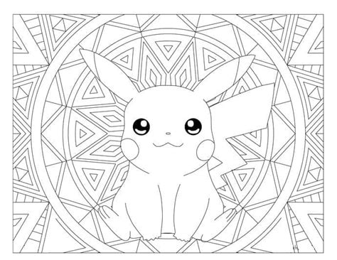 Coloriage Mandala Pokemon Évoli Télécharger Et Imprimer Gratuit Sur