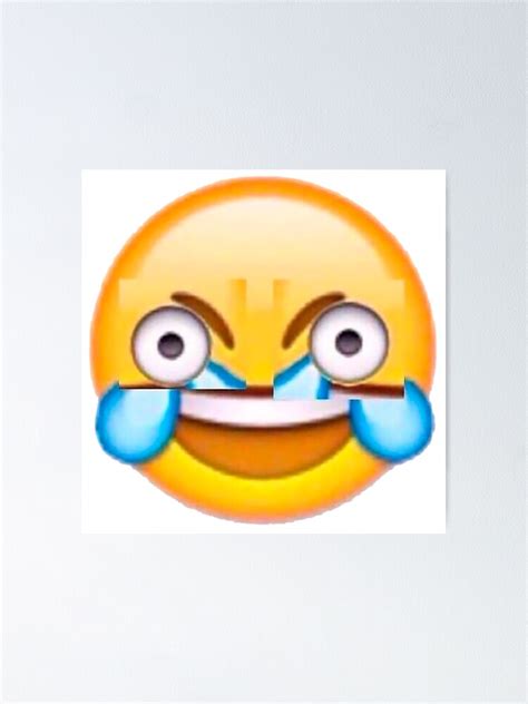 Póster Cry Laugh Emoji Meme de aMemeStore Redbubble