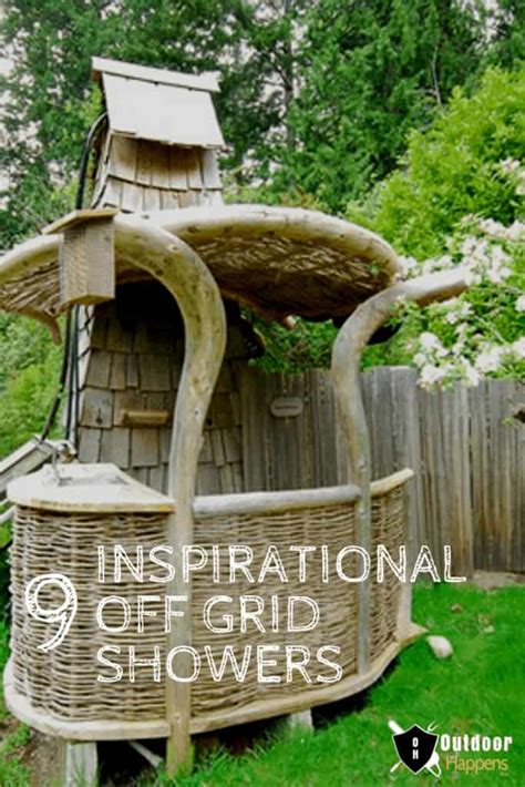 Inspirational Off Grid Shower Ideas