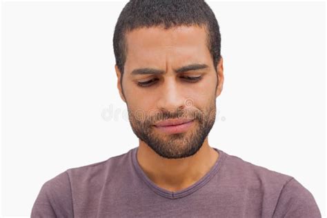 Smiling Handsome Man Walking Down The Stairs Stock Image Image Of