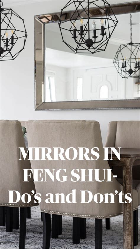 Mirrors In Feng Shui Dos And Donts Pinterest