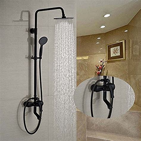 Votamuta New 8 Rainfall Shower Faucet Single Handle Bathroom Outdoor
