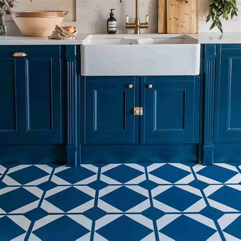 Blue Luxury Vinyl Tile Flooring Harvey Maria