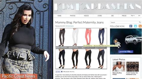 kim kardashian blogs about maternity jeans youtube