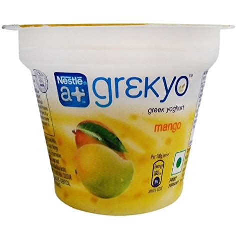 Nestle A Grekyo Greek Yoghurt Mango 100g Cup Grocery