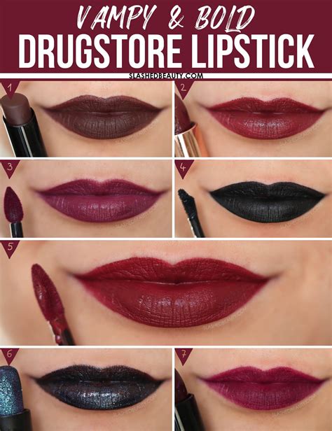 7 Vampy And Bold Drugstore Lipsticks For Fall Slashed Beauty