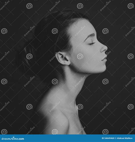 Dramatic Portrait Of A Girl Theme Portrait Of A Beautiful Girl On A
