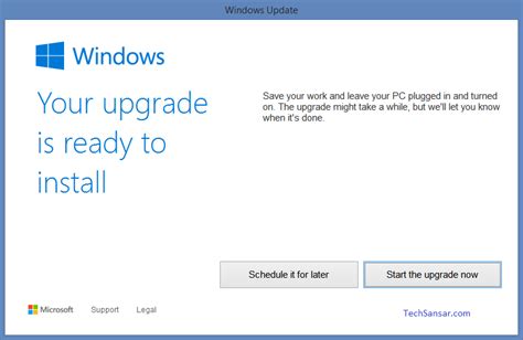 Windows 10 Upgrade Is Ready To Install •