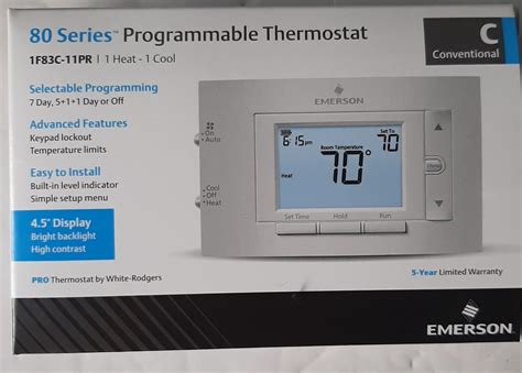 Emerson 80 Series Programmable Thermostat 1f83c 11pr Ebay