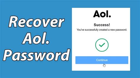 Aol Password Recover Help 2021 Forgot Password Easy Steps To Reset