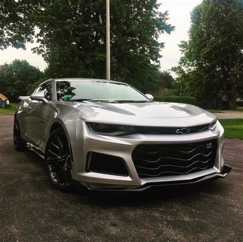 Chevrolet Camaro Zl1 Painted In Silver Ice Metallic Photo Taken By