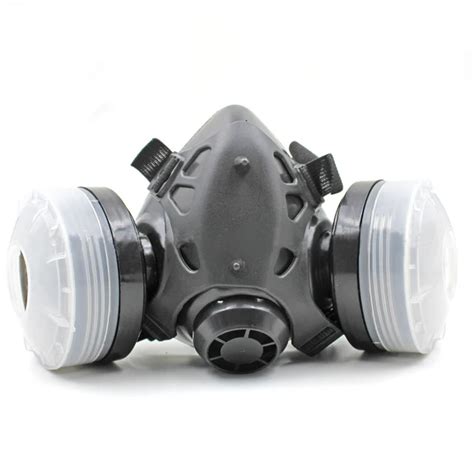 Half Face Gas Mask With Protective Goggles Chemical Dustproof Gas Mask