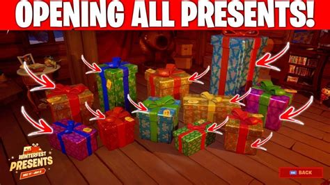 The great thing about the winterfest is that players can unlock lots of free rewards by completing challenges. FORTNITE OPENING ALL WINTERFEST PRESENTS | FREE SKINS AND ...
