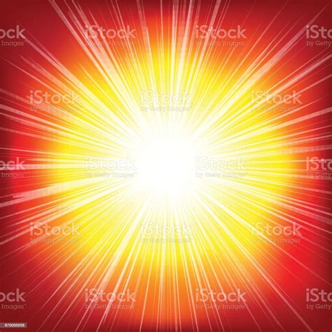 Red Burst Background Stock Illustration Download Image Now Abstract