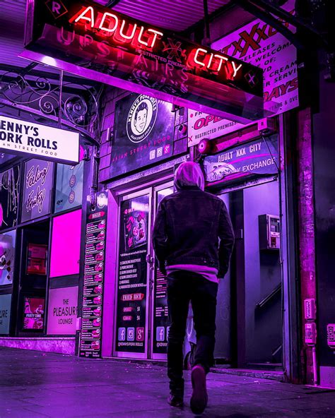 Adult City Cyberpunk Cybervibe Latinosydneysider Night Street