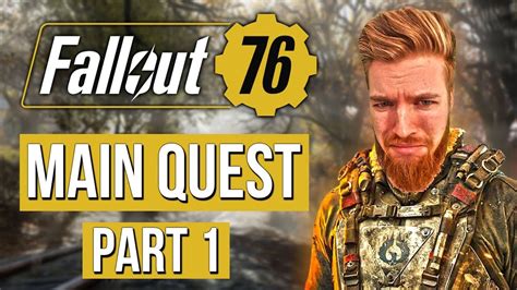 Fallout 76 Main Quest Walkthrough Part 1 Solo Sniper Build Youtube