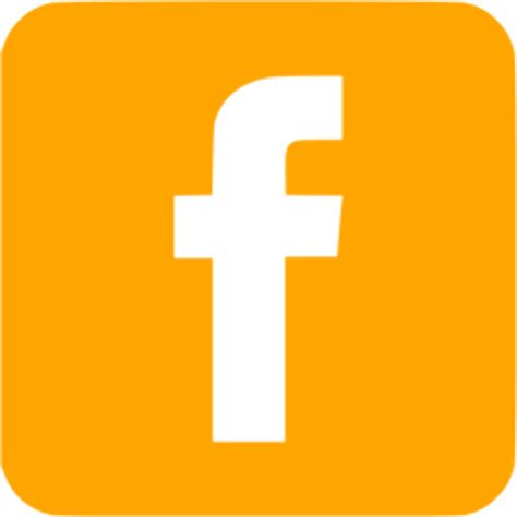 Download High Quality Facebook Icon Transparent Orange Transparent Png
