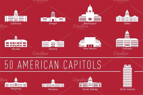 Us State Capitol Buildings Jefferson City Missouri Springfield