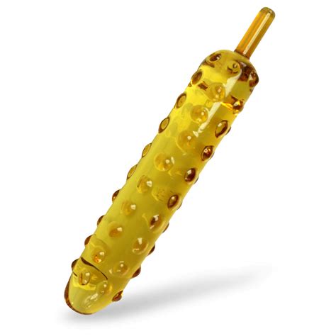 Leluv Mini Corn On The Cob Dildo Nubby Texture Glass With Premium Padded Pouch Ebay