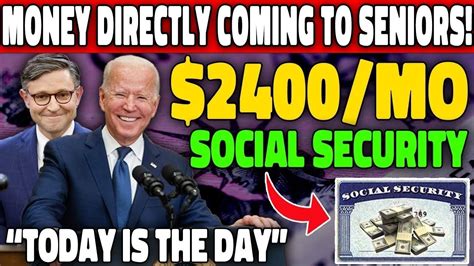 They Agreed To Raise Monthly Checks By 2800 To Every Social Security