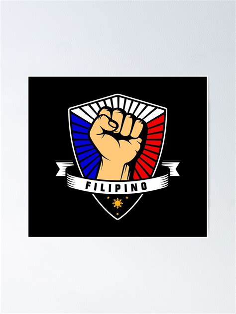 Filipino Pride Pinoy Pride Poster For Sale By Filipinomerch Redbubble
