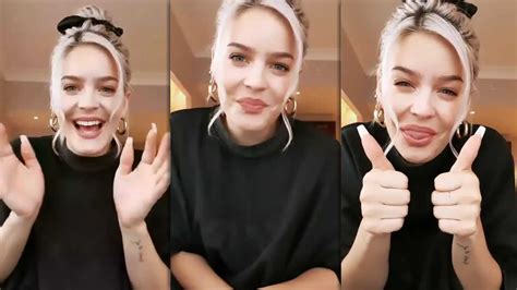 Anne Marie Instagram Live Stream 18 August 2019 Ig Lives Tv