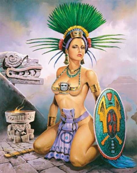 Pin By Abby Pena On MY CULTURE Aztec Warrior Aztec Art Warrior Woman