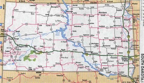 Map Of Wyoming And South Dakota Maping Resources