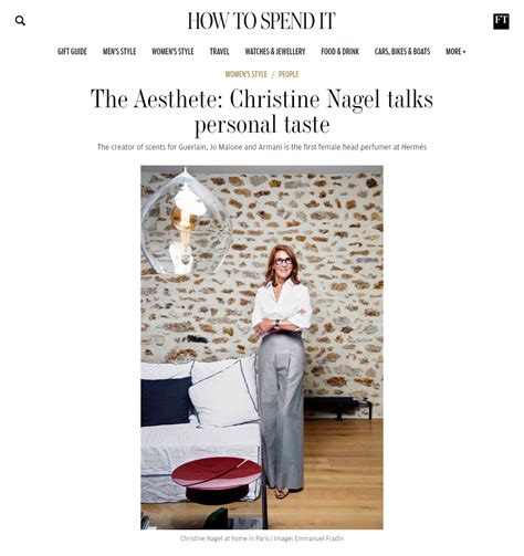 The Aesthete Christine Nagel Talks Personal Taste — Christina Ohly Evans